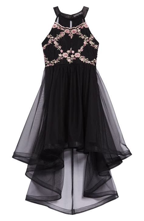 Trixxi Glitter And Tulle Party Dress Big Girls Nordstrom
