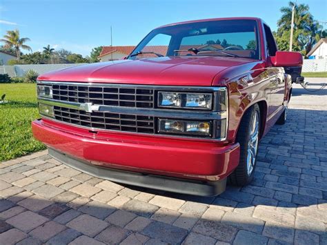 1990 Chevrolet C1500 Pickup Red Rwd Automatic C1500 For Sale