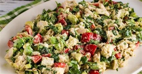Kalyns Kitchen Low Carb Rotisserie Chicken Christmas Salad With