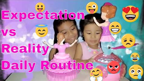 Expectation Vs Reality Daily Routine Youtube