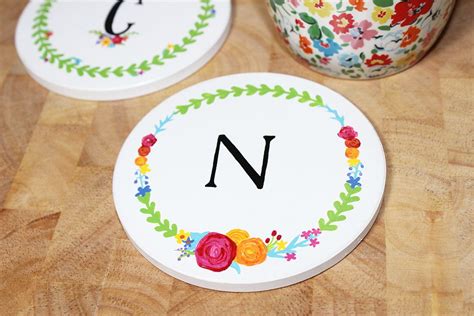 How To Make Personalised Ceramic Coasters Ceramic