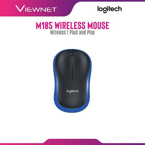 Logitech M185 Compact Plug And Play Wireless Mouse With Usb Nano