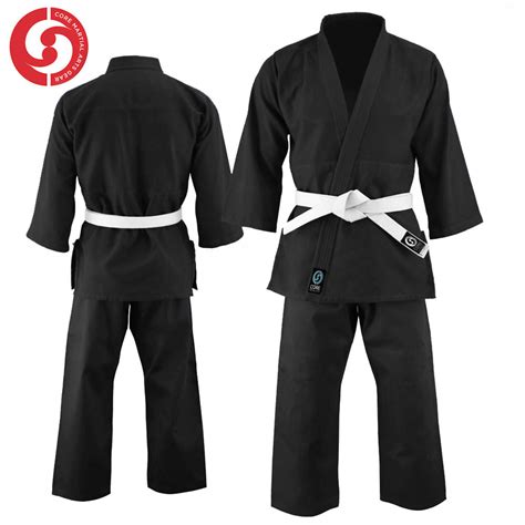 Core Single Weave Judo Gi Black