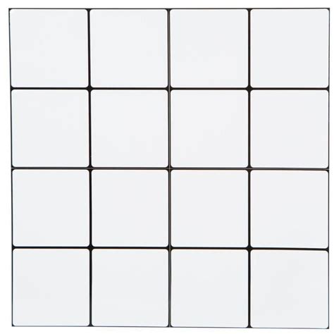 Simplify 004 In H X 1024 In W Resin Wall Accent White