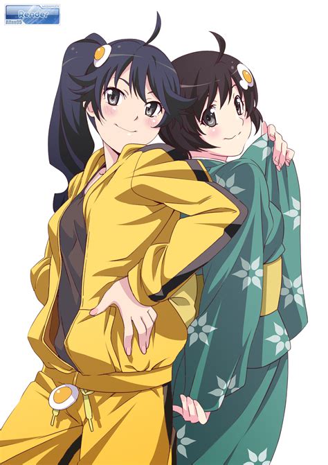 Monogatari Series Araragi Karen Araragi Tsukihi Render 2 Anime
