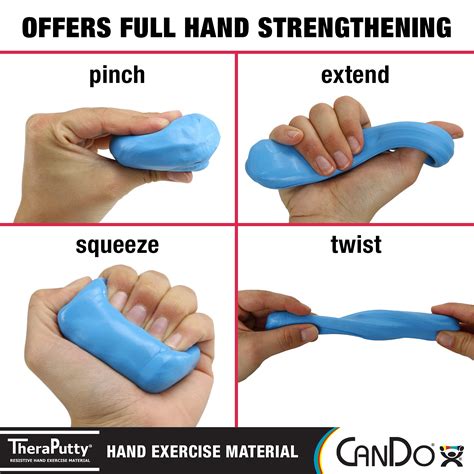 theraputty standard hand exercise putty for rehabilitation exercises hand