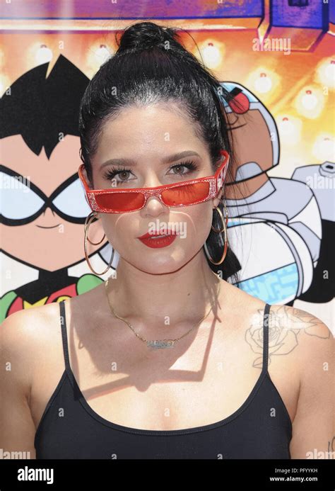Film Premiere Teen Titans Go Featuring Halsey Where Los Angeles