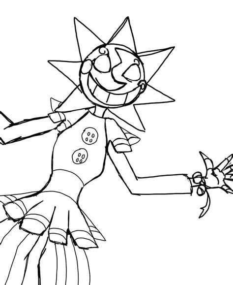 Happy Moondrop Fnaf Coloring Page Free Printable Coloring Pages For Kids