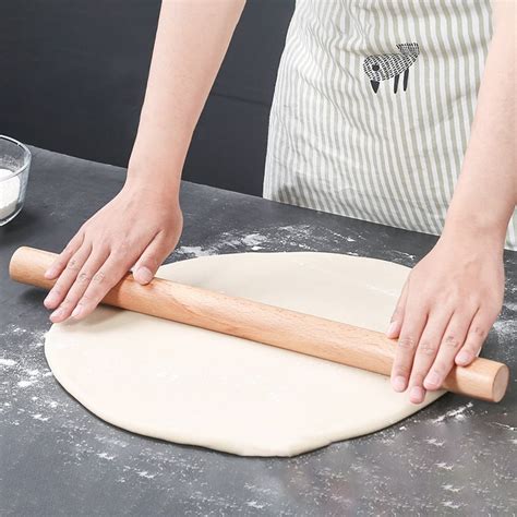 Wooden Rolling Pin For Baking Pizza Making Professional Dough Roller