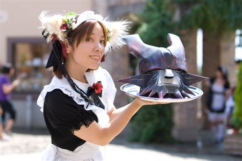 Safebooru Animal Ears Anya Apron Cosplay Dog Ears Helmet Maid Maid