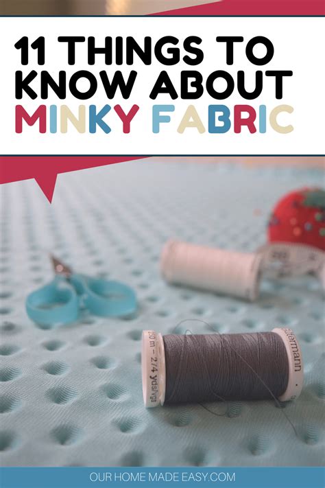 The 11 Things You Need To Know Before Sewing Minky Fabric Our Home