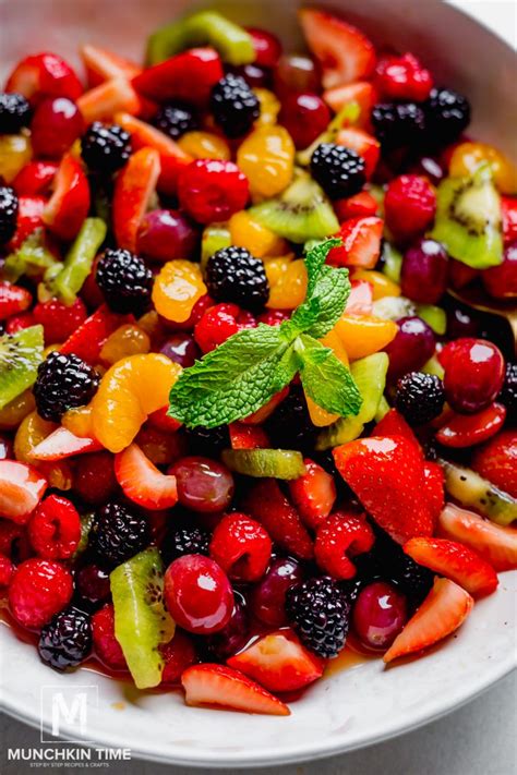 Easy Fruit Salad Recipe Munchkin Time
