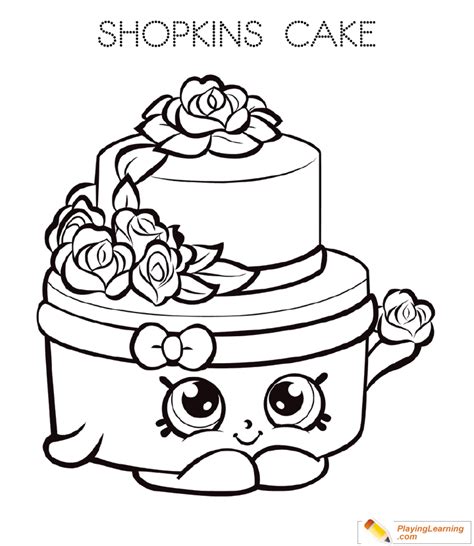 Birthday Cake Coloring Page 06 | Free Birthday Cake Coloring Page
