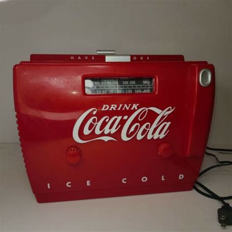 old tyme coca cola cooler radio cassette vtg 1988 otr 1949 works preownedのebay公認海外通販｜セカイモン