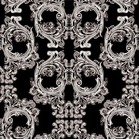 48 Skull Damask Wallpaper Wallpapersafari