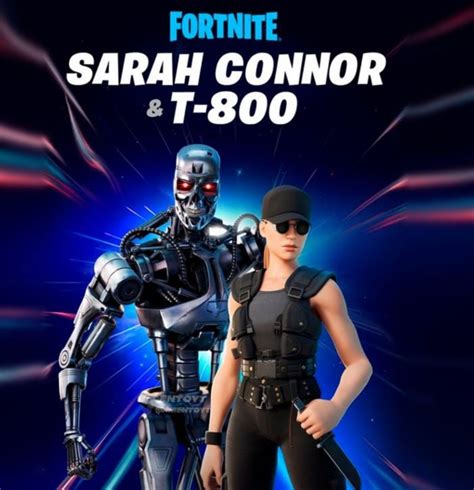 Fortnite T 800 Terminator And Sarah Connor Skins Leaked Fortnite Insider