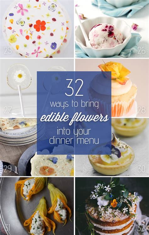 Maybe you would like to learn more about one of these? 32 Ways To Bring Edible Flowers Into Your Dinner Menu ...