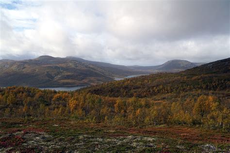 Elevation Of Scandinavian Mountains Røyrvik Municipality Norway