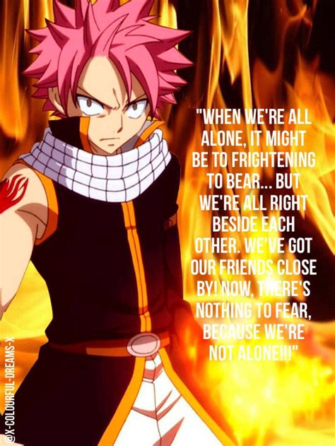 Fairy Tail Quotes Natsu Wallpapers On Wallpaperdog