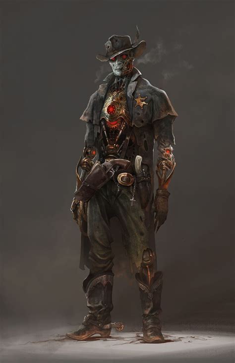 Scifi Fantasy Steampunk Characters Concept Art Characters