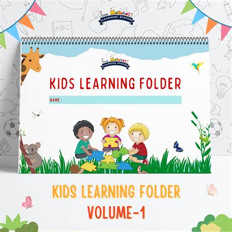 Order Preschool Activity Folder Volume 1 Kids Learning Activity