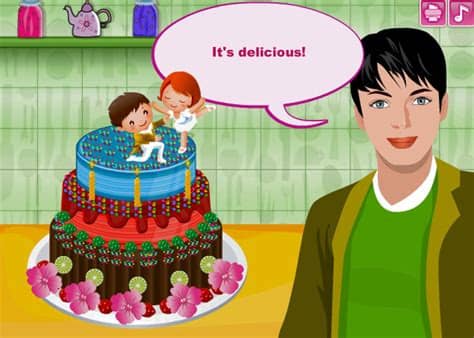 Juego de barbie para cocinar. Juego de cocinar pasteles para aniversarios | La cocina de ...