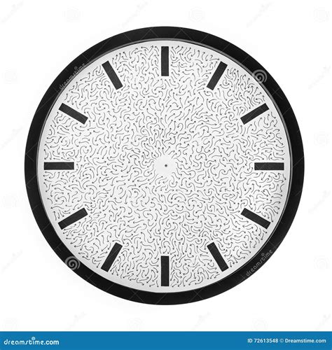 Clock Face Without Hands Stock Photo Image Of White 72613548