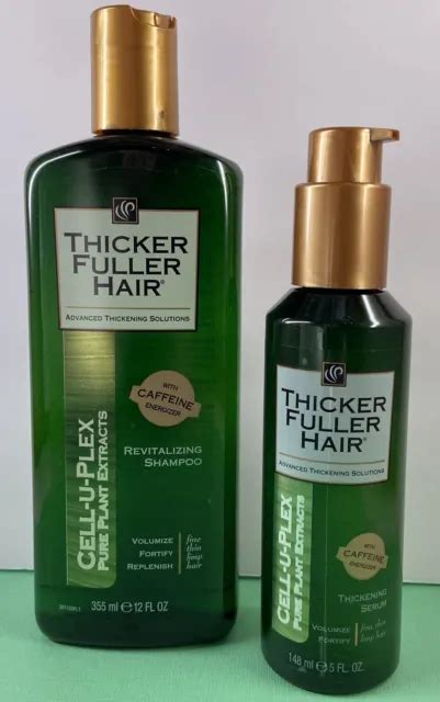 Cell U Plex Thicker Fuller Hair Pure Plant Extracts Revitalizing