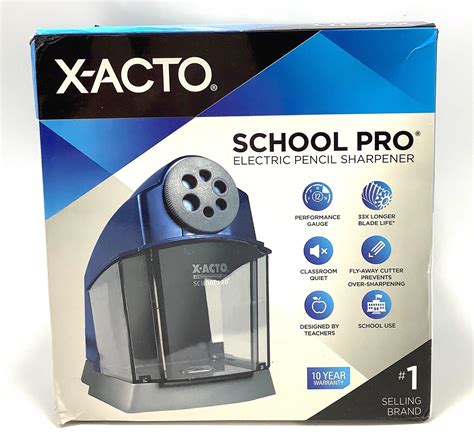 X Acto School Pro Classroom Electric Pencil Sharpener Blue Ebay