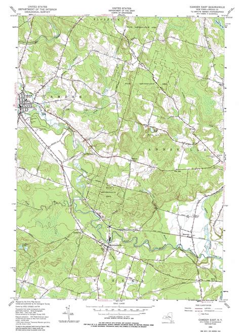Camden East Topographic Map Ny Usgs Topo Quad 43075c6