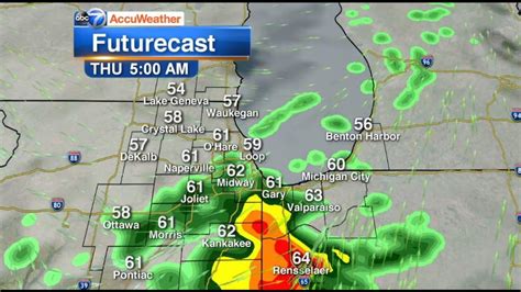 Live Radar Chicago Weather Storms Move Through Area