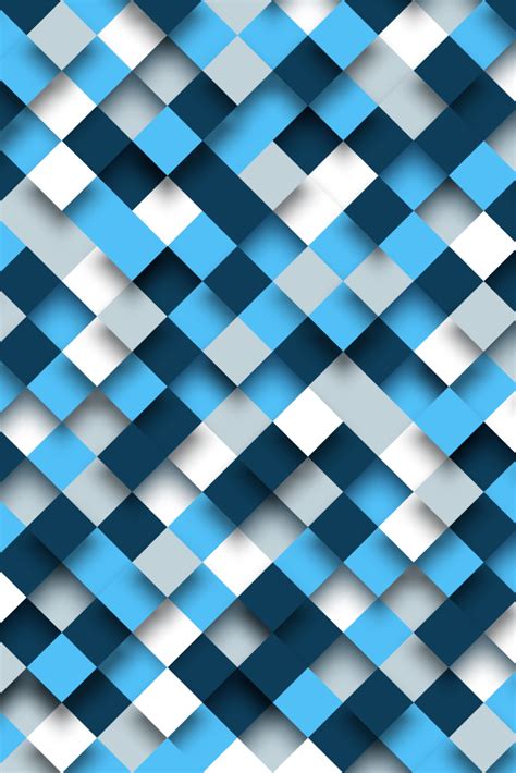 Free Download Vector 3d Squares Pattern Blue Square Pattern