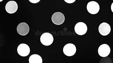 Circular White Lights On Black Background Stock Video Video Of Modern