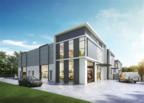 Key features for this park include the renovation of an existing facility in an underemployed. Semi-Detached Factory 80' x 160' | Eco Business Park 2
