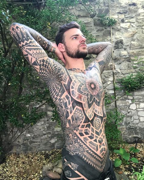 Matt Blacks Ornamental Tattoos Inkppl Mens Body Tattoos Body Suit