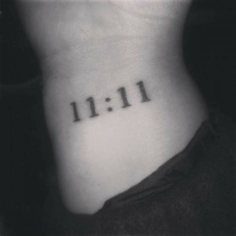1111 Awakening Code Or Angel Number On Mary E Bowe Tattoos