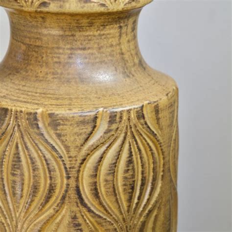 West German Pottery Vase Agapanthus Interiors