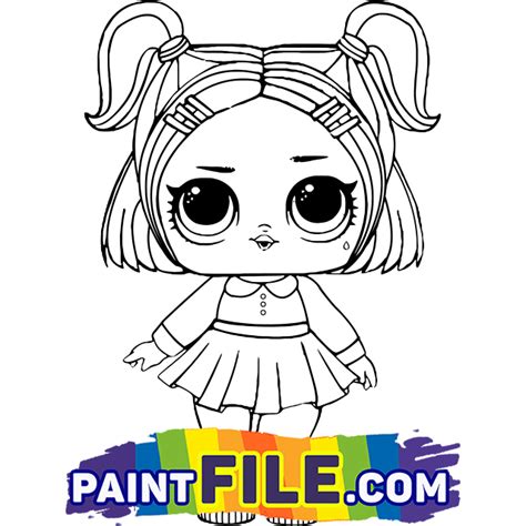 Lol Doll Dusk Free Printable Coloring Pages