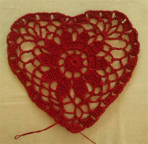 Crochet Vintage Lace Heart Motif Free Pattern Crochet Krafts
