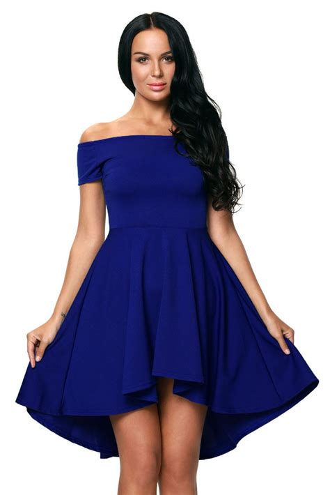 modeshe blue all the rage skater high low cocktail dress high low cocktail dress elegant mini
