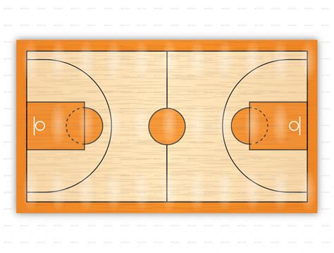 Printable Basketball Court Customize And Print