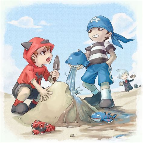 Young Team Aqua Magma Grunt Pokemon Pokémon Oras Pokemon Pokemon