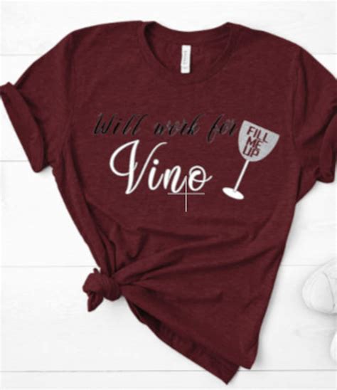 Funny Wine Shirt For Woman Wine Tour Party T Shirt Date Etsy
