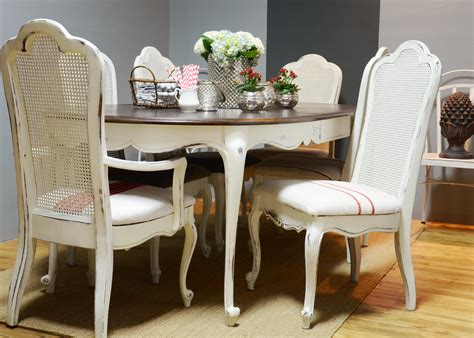 I am selling my table i have had this over a year, but wanting a round table instead. Top 50 Shabby Chic Round Dining Table and Chairs - Home ...