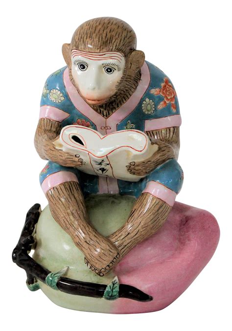 Ceramic Monkey Figurine on Chairish.com | Figurines, Vintage, Ceramics