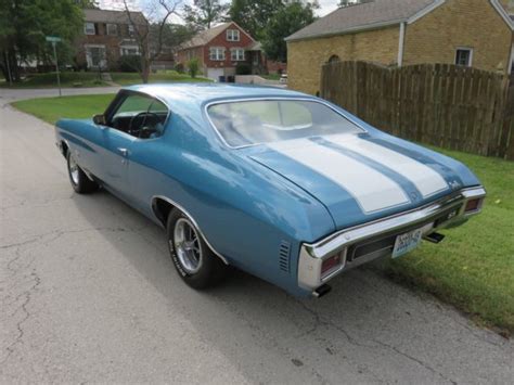 Rare Astro Blue 1970 Chevelle L78 375hp Ss396 4 Speed With Build Sheet