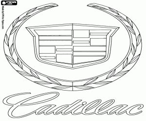 Jay posed as a valet to steal the car and used it to drive to coney island. Cadillac logo coloring page printable game