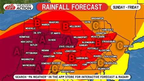 As Much As 5 Of Rain Expected In Parts Of Pennsylvania Sunday Friday