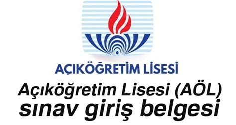 Ders seçim i̇şlemlerini yapabilecek, ders kitaplarını indirebilecek, sınav giriş yeri ve sonuçlarını öğrenebileceklerdir. Açıköğretim Lisesi (AÖL) sınav giriş belgesi açıklandı ...