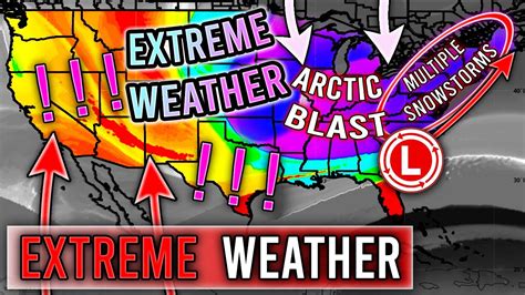 Upcoming Extreme Weathermajor Snowstorms Arctic Blasts Huge Storms